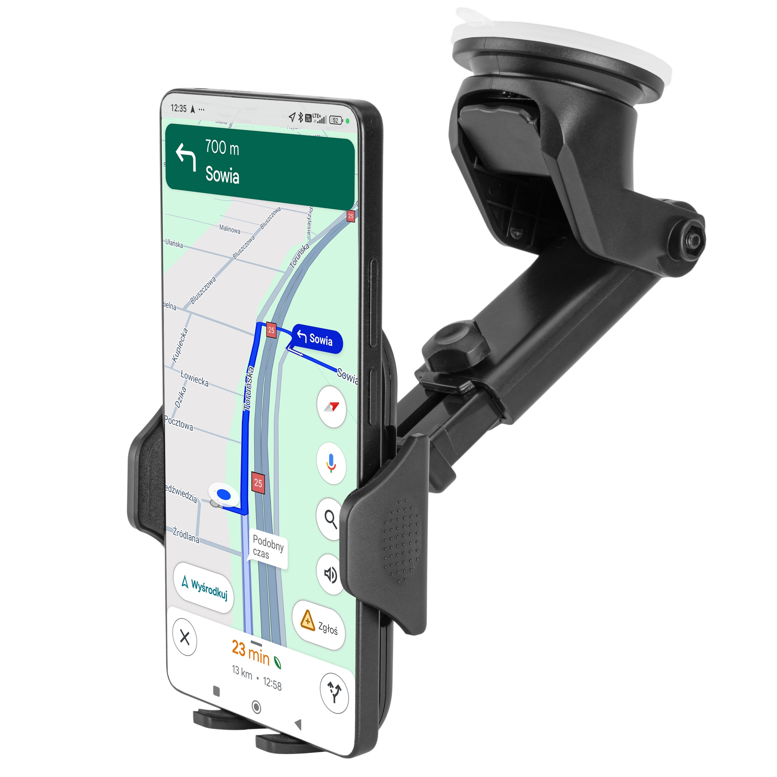 Uchwyt na telefon samochodowy KRABO - obrazek 4
