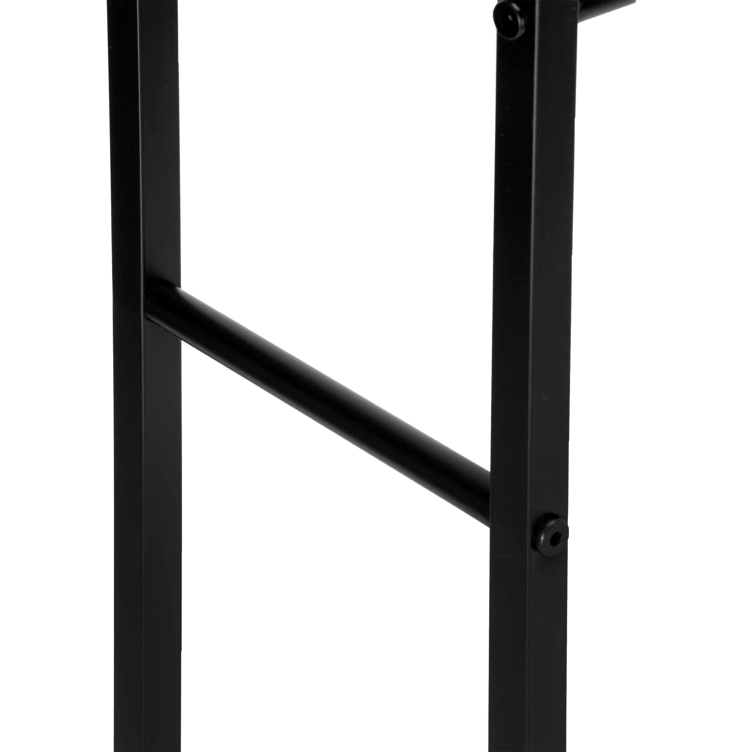 Stojak wieszak na ręczniki 2 ramiona TORMES czarny - obrazek 8