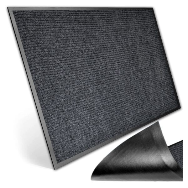 Wycieraczka do butów wejściowa pod drzwi 40x60 cm Seila szara