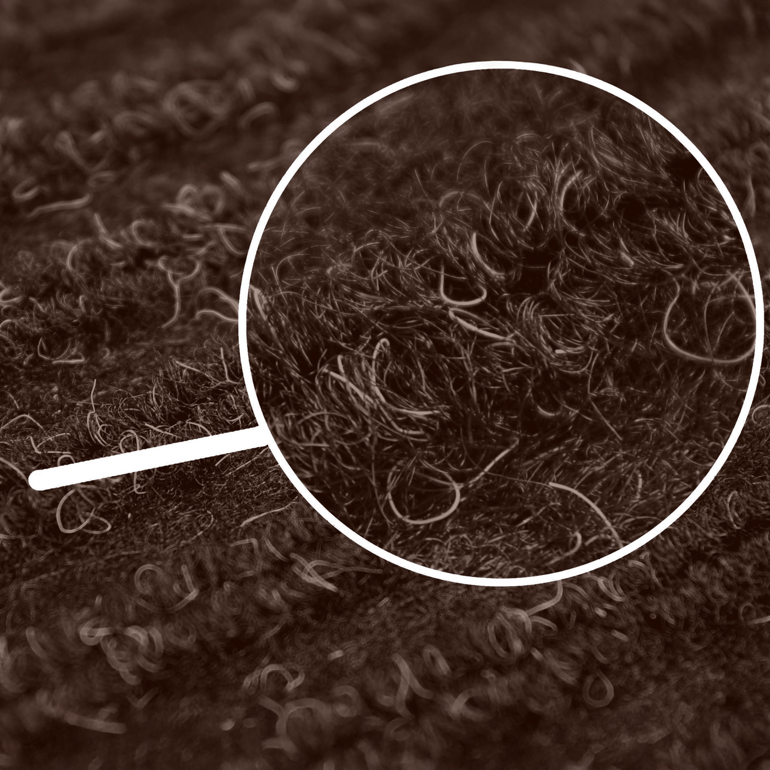 Wycieraczka pod drzwi 80x120 cm YOLANDA brązowa - obrazek 6