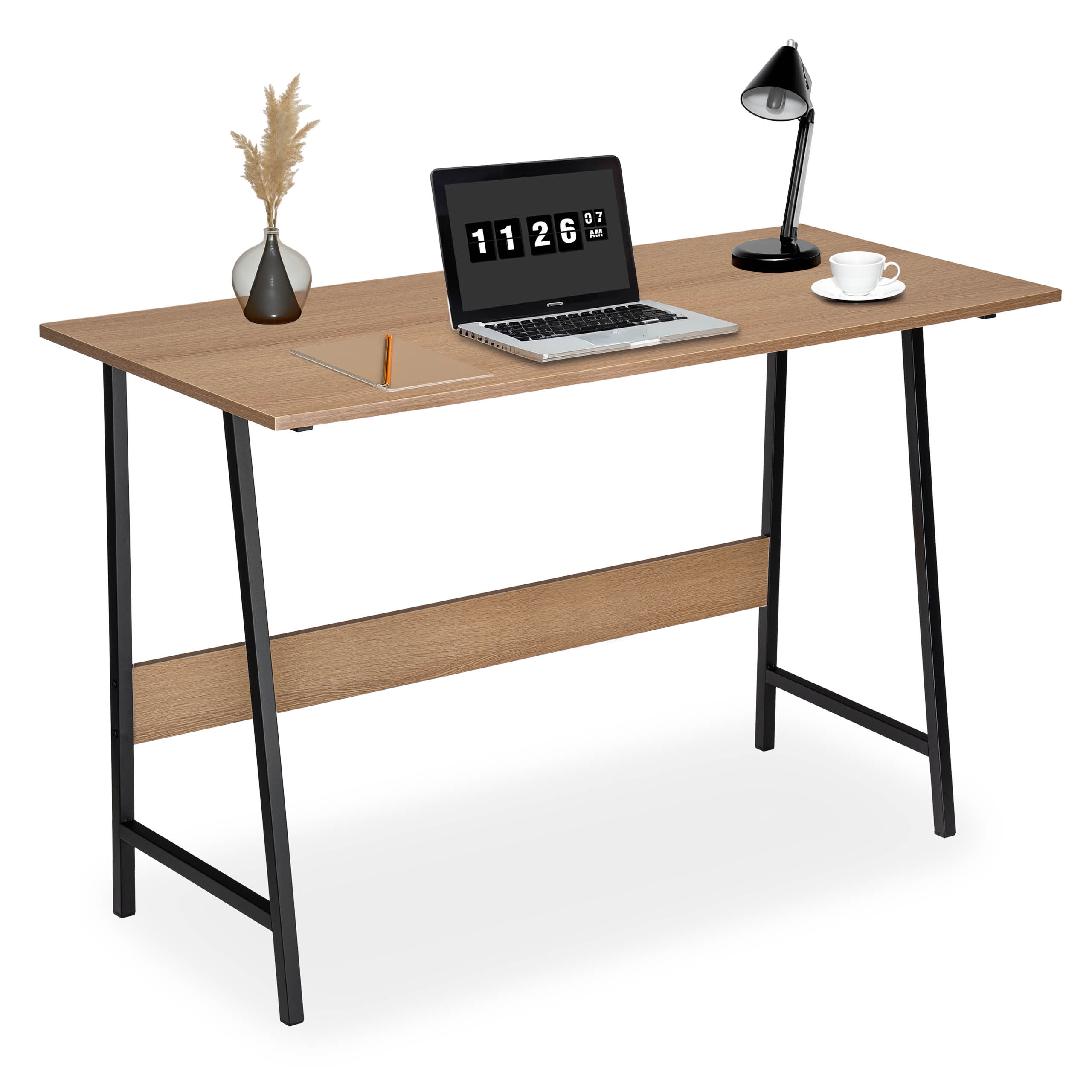 Biurko loftowe komputerowe GRENEN MODERN OAK