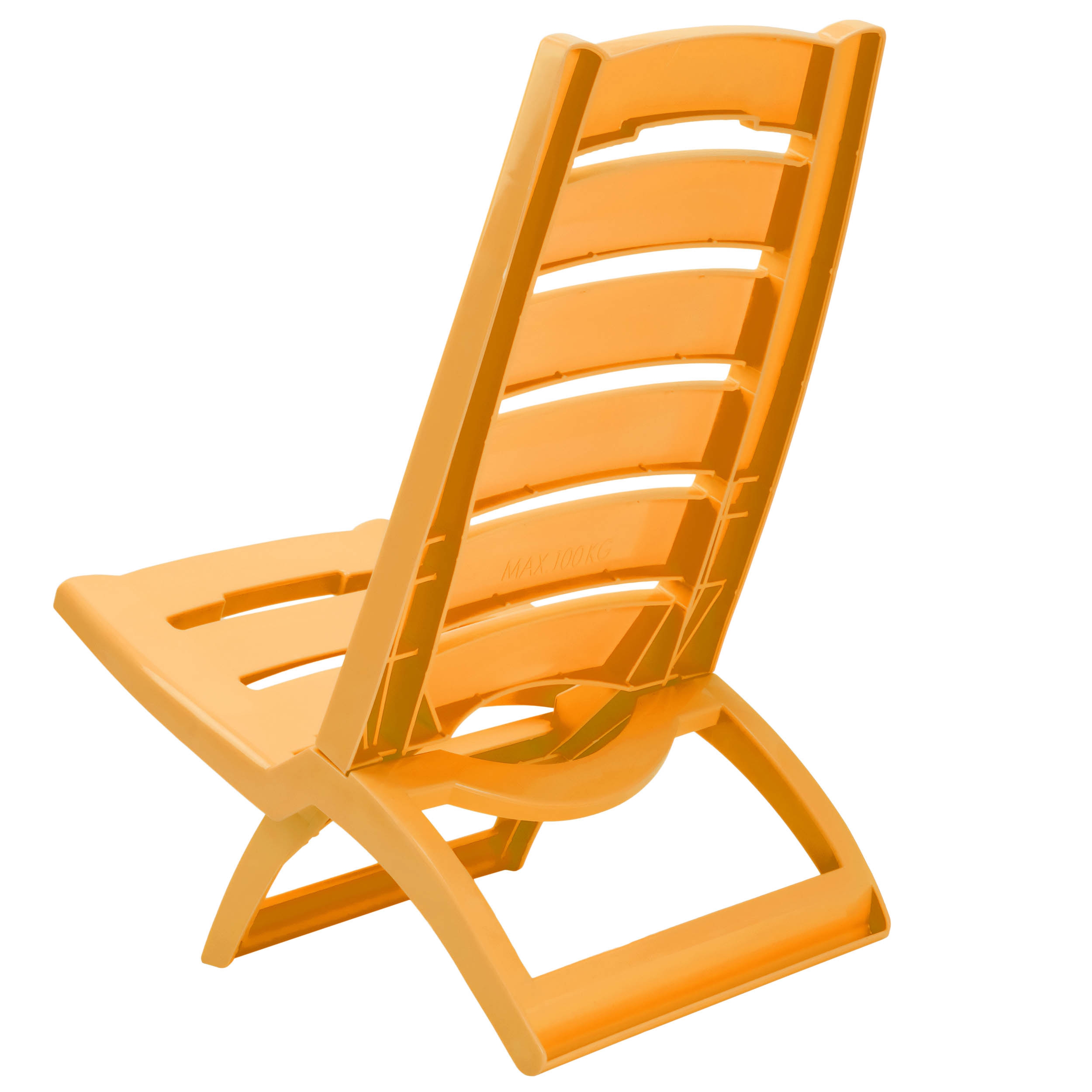 Krzesło plażowe TIRRENO żółte - obrazek 7