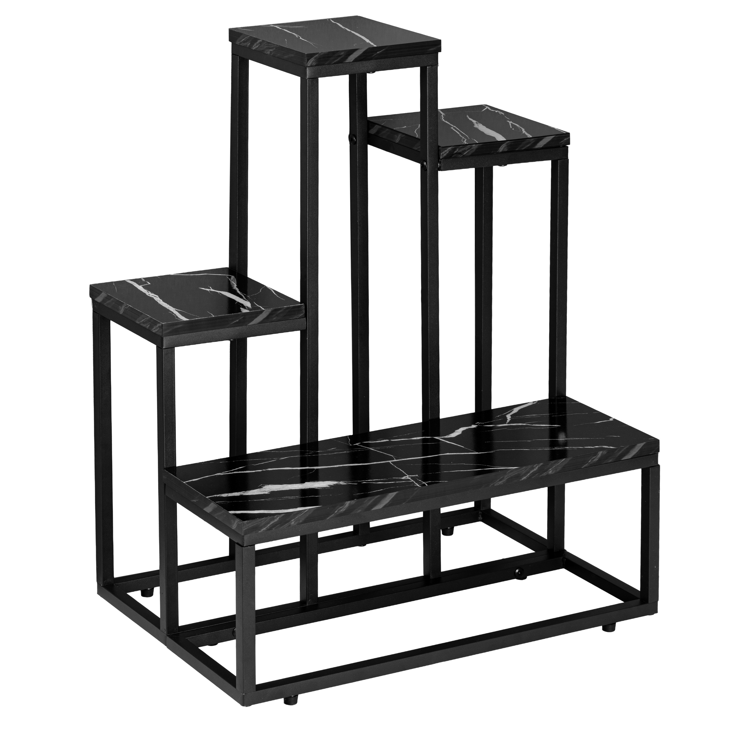 Kwietnik ANTIRES czarny marmur - obrazek 2