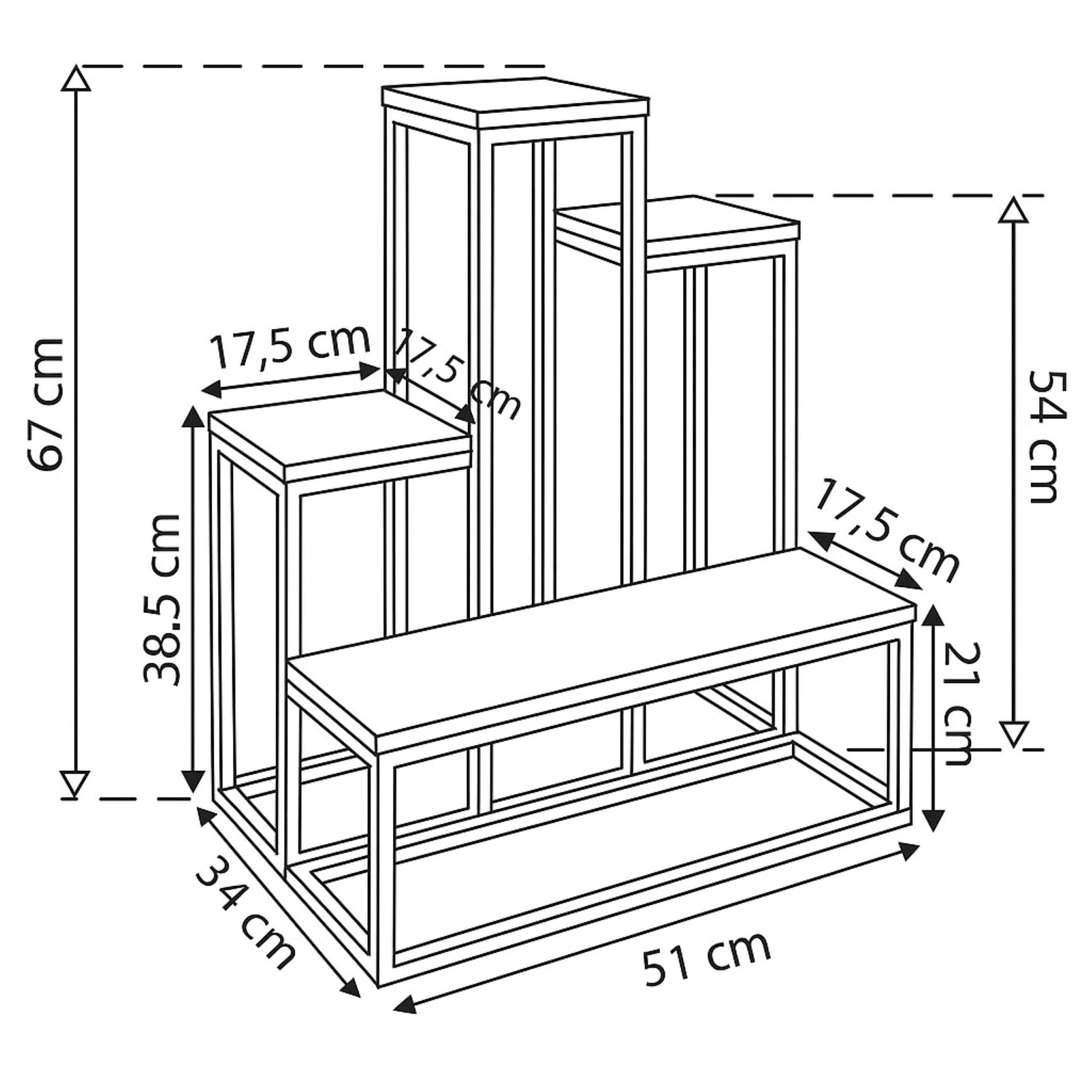 Kwietnik ANTIRES czarny marmur - obrazek 8