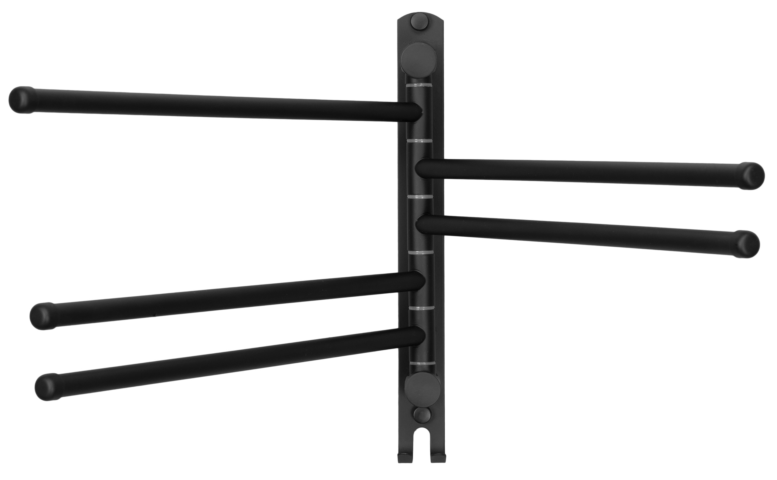 Wieszak łazienkowy na ręczniki ONTI czarny - obrazek 7