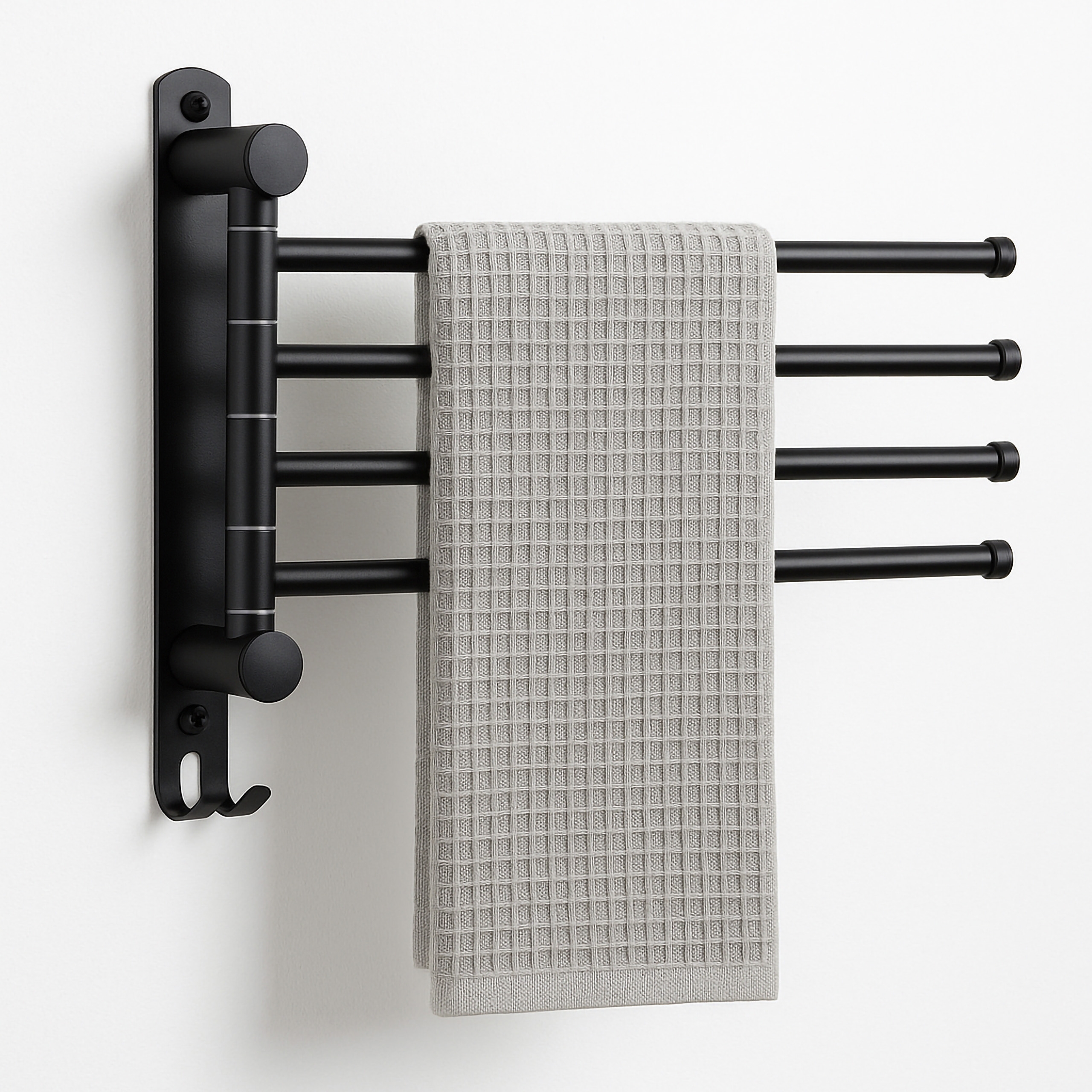 WIESZAK na ręczniki CETRI czarny - obrazek 2