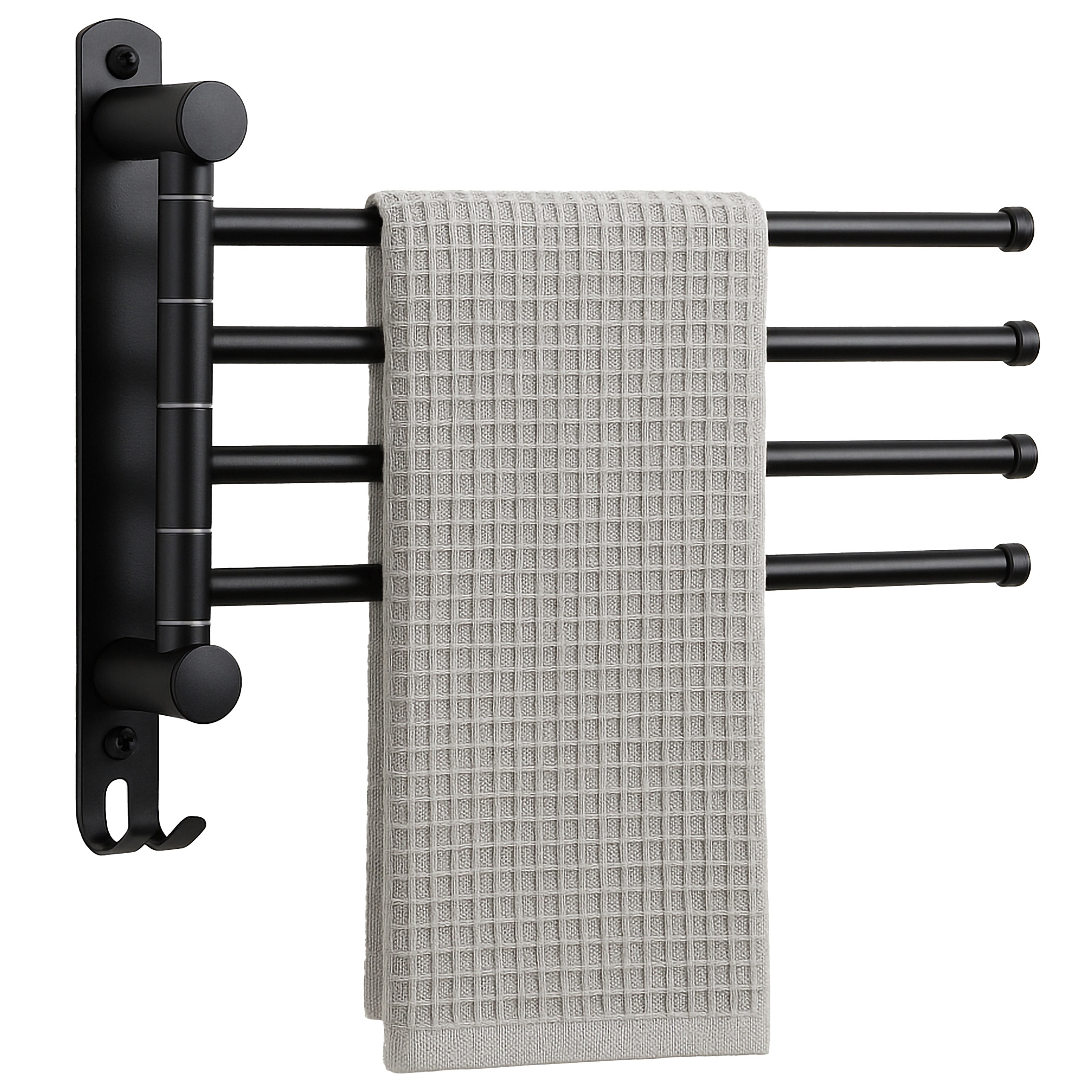 WIESZAK na ręczniki CETRI czarny - obrazek 3