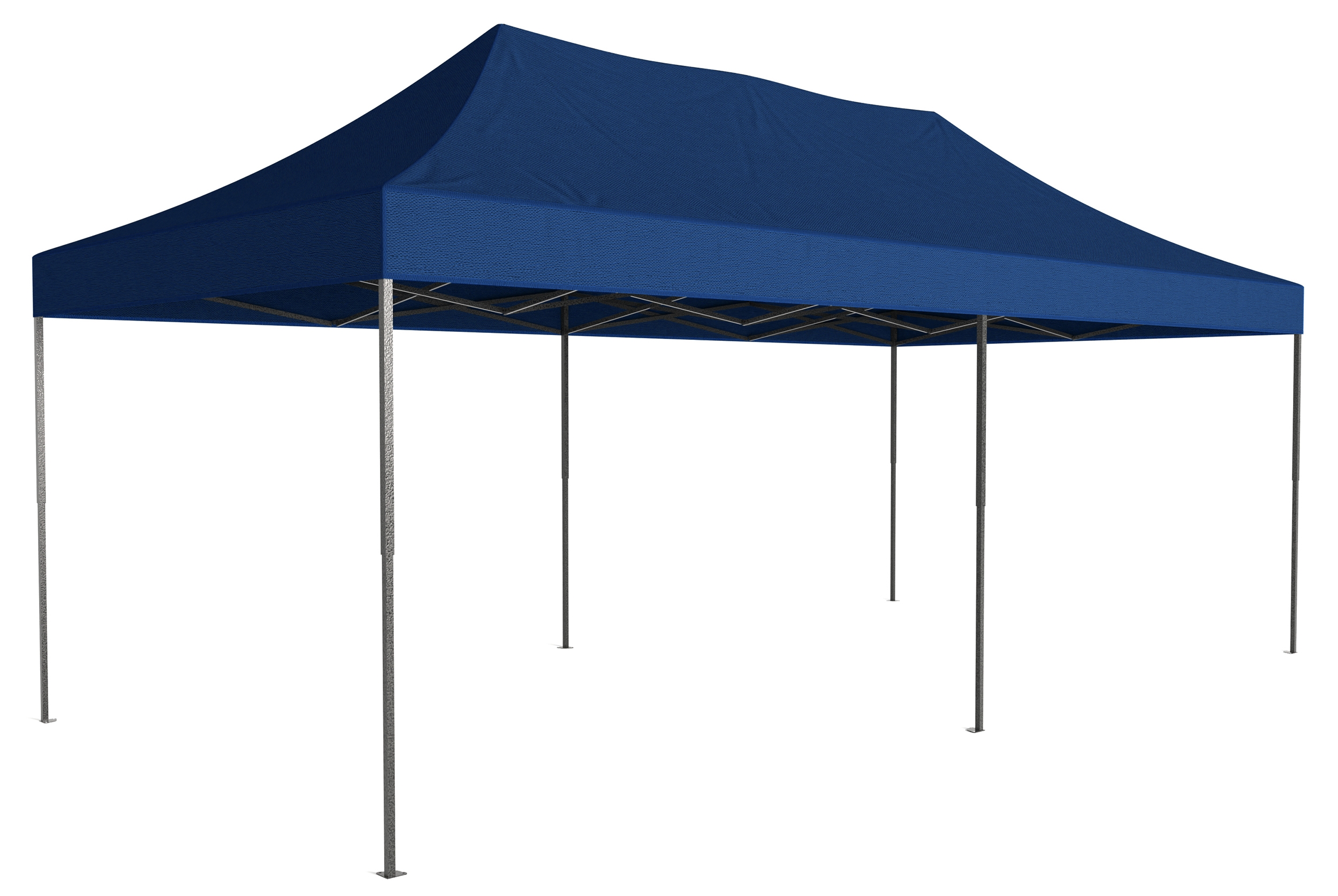 Pawilon handlowy ekspresowy - 3x6 m - niebieski - obrazek 4