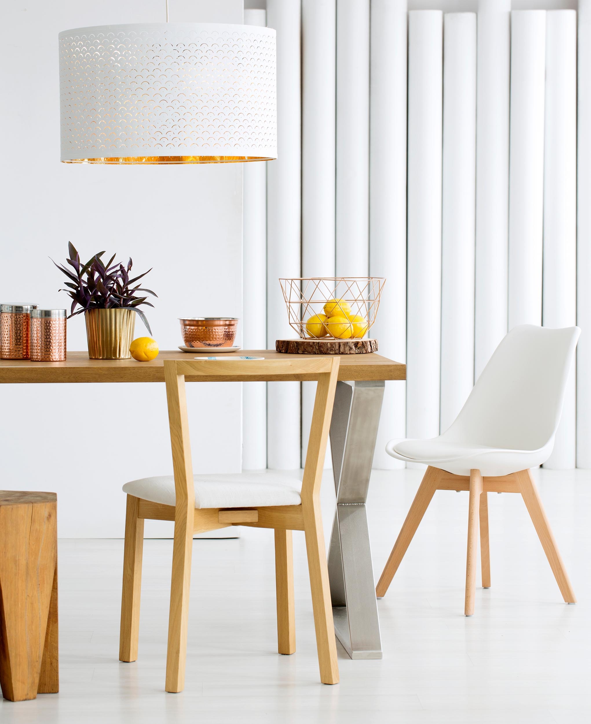 Krzesło nowoczesne Nantes DSW białe - obrazek 10