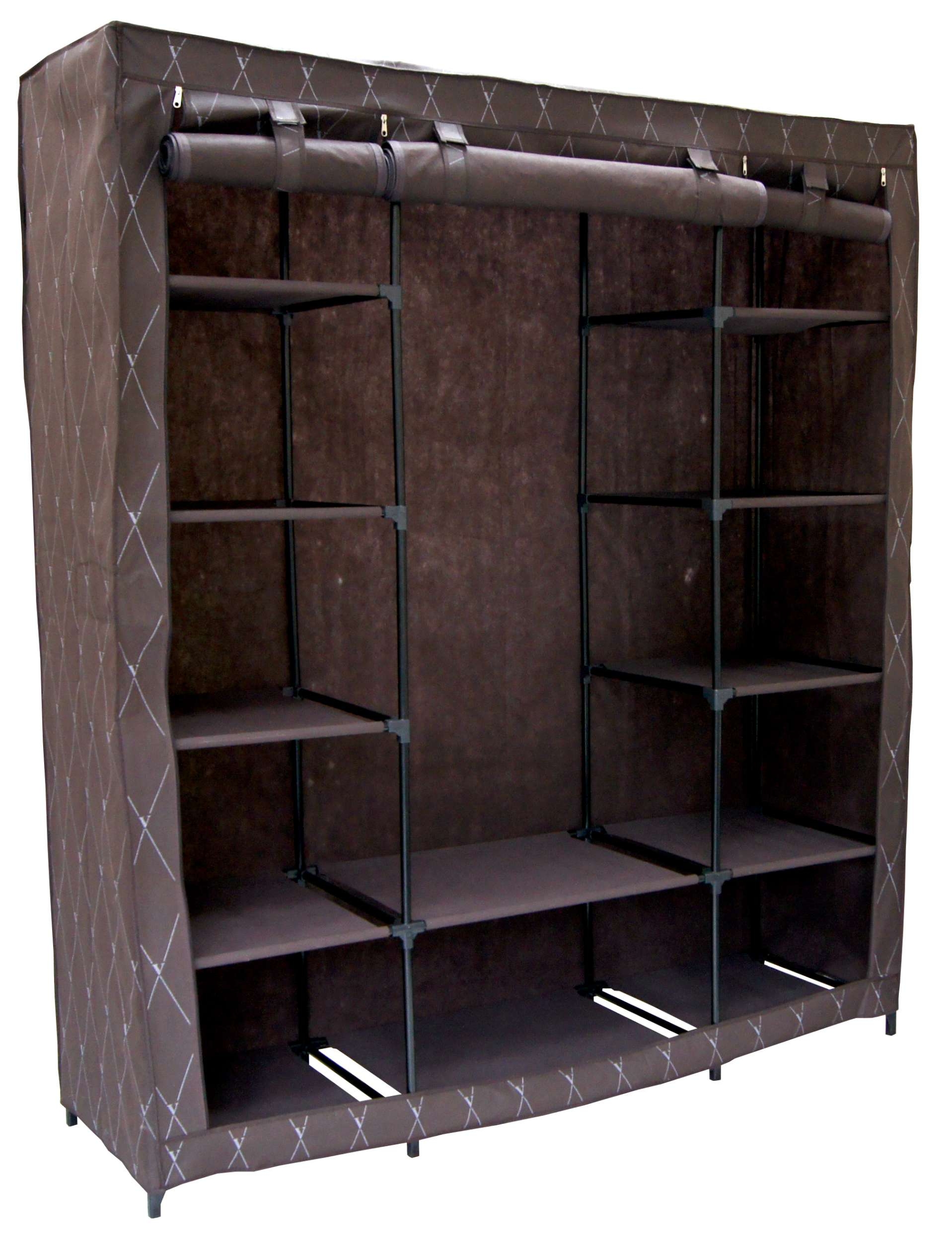 Szafa tekstylna Kaja Maxi Vitto - brąz - obrazek 9