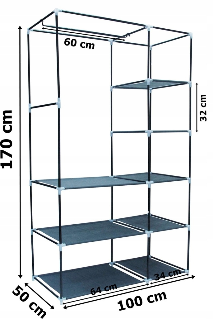 Szafa tekstylna z nadrukiem Venice - obrazek 5