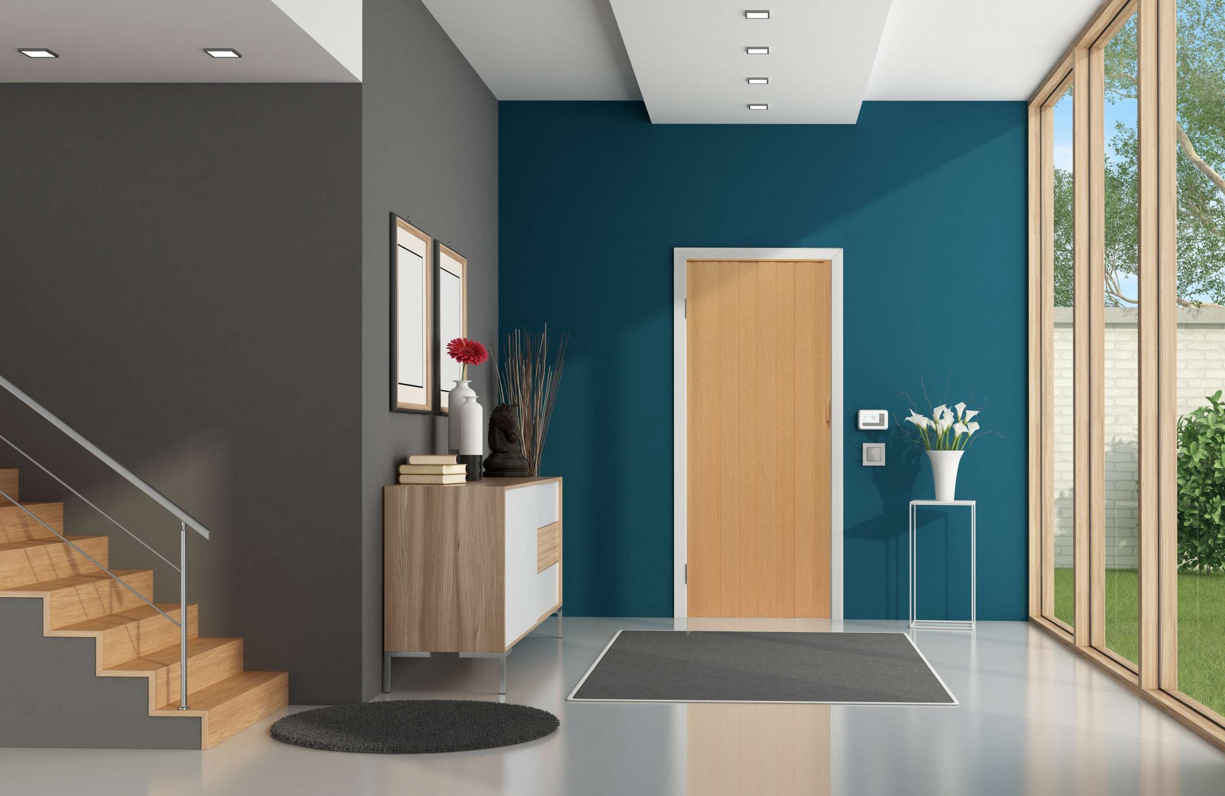 Drzwi harmonijkowe 004 02 jasny dąb 80 cm - obrazek 2