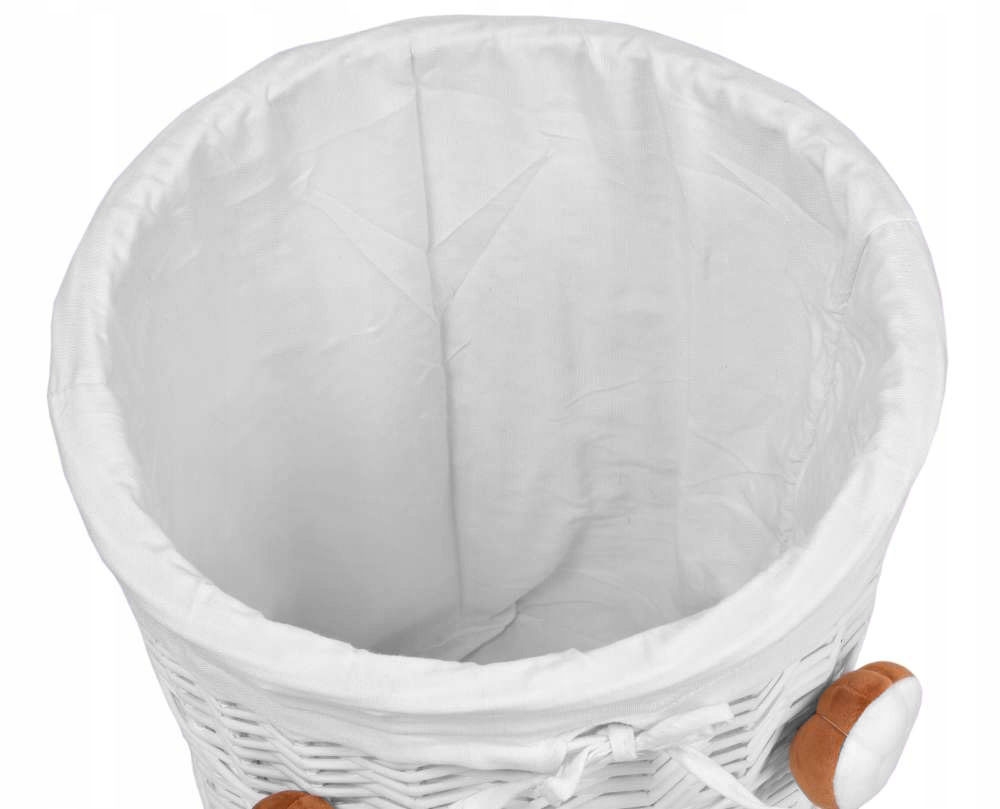 Kosz wiklinowy Miś 40L - obrazek 4