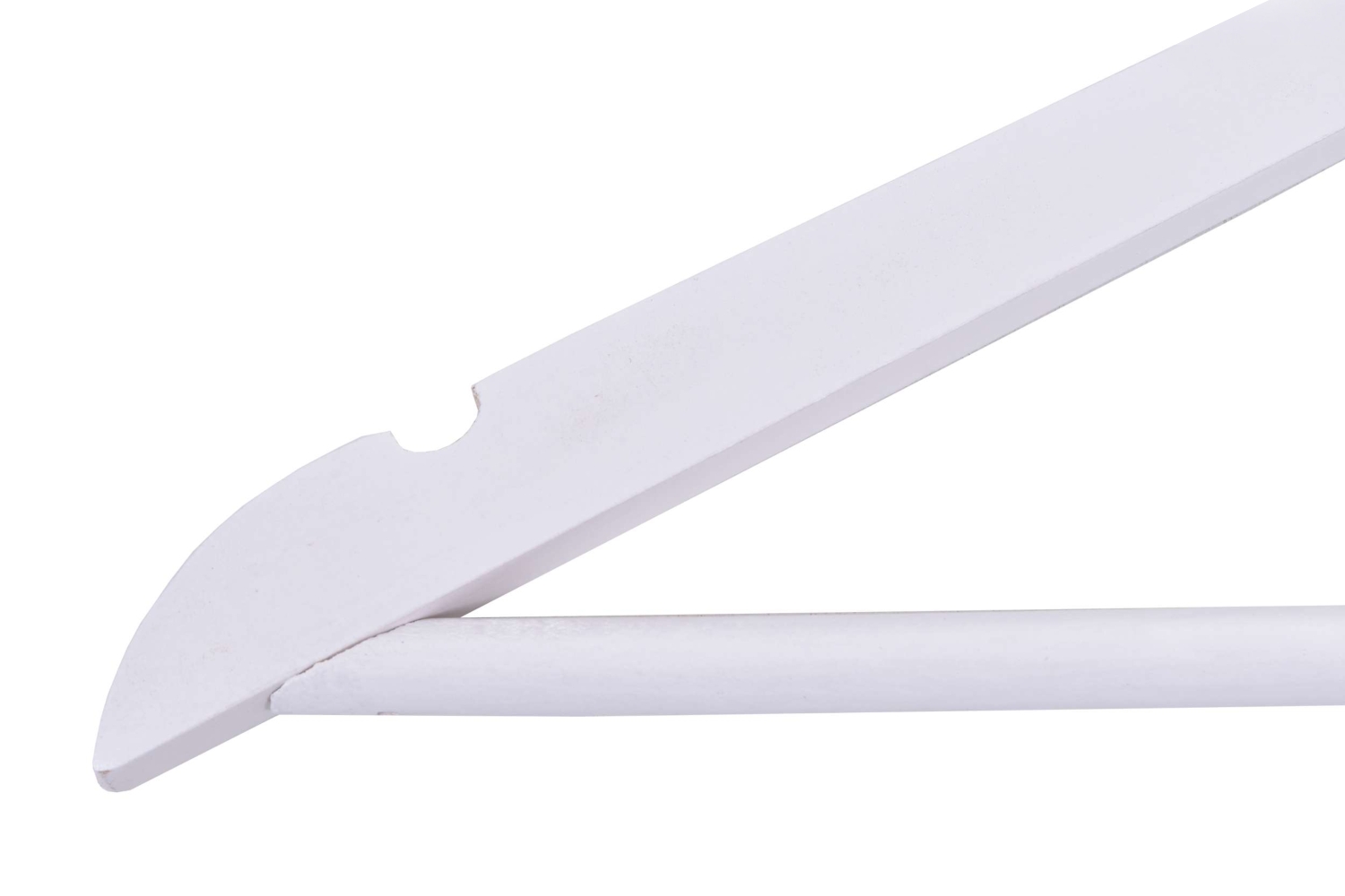 Wieszak drewniany RONDO komplet 5 szt biały - obrazek 4