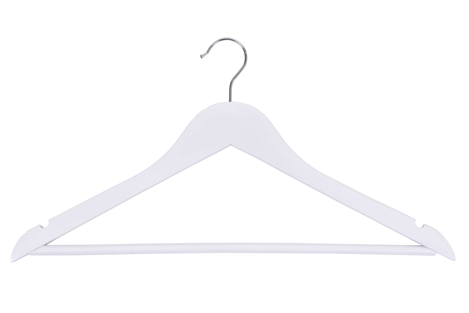 Wieszak drewniany RONDO komplet 5 szt biały - obrazek 6