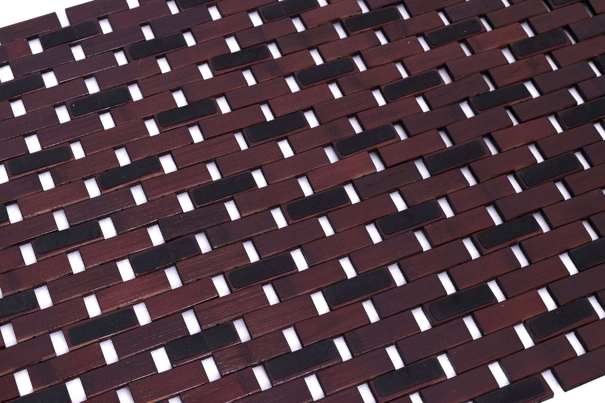 Bambusowa mata łazienkowa 50x80 cm ALBA ciemny brąz - obrazek 4