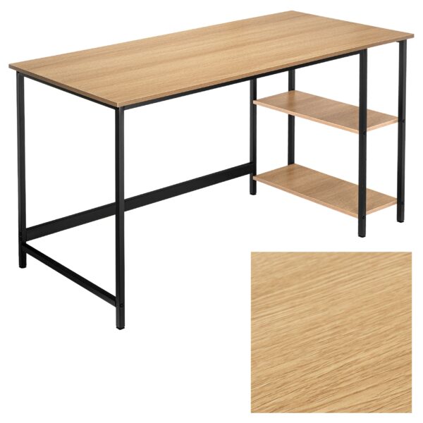 Biurko loftowe komputerowe FALUN MODERN OAK