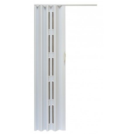 Drzwi harmonijkowe 005S BIAŁY MAT - 80 cm - obrazek 2