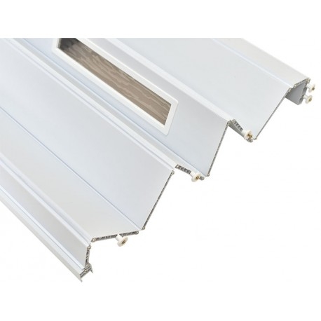 Drzwi harmonijkowe 005S BIAŁY MAT - 80 cm - obrazek 4