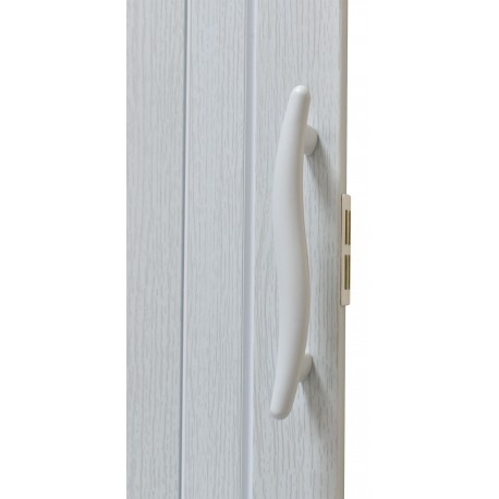 Drzwi harmonijkowe 005S BIAŁY DĄB MAT - 80 cm - obrazek 4