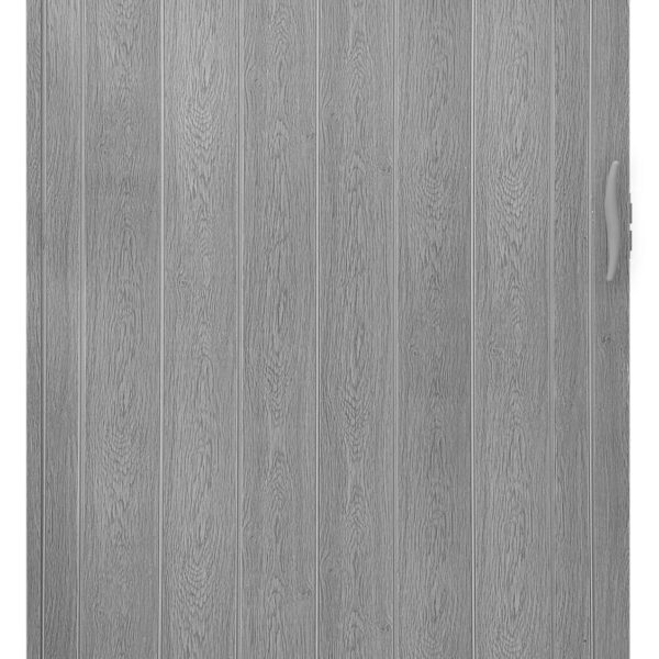 Drzwi harmonijkowe 001P 67 SZARY DĄB MAT 80 cm