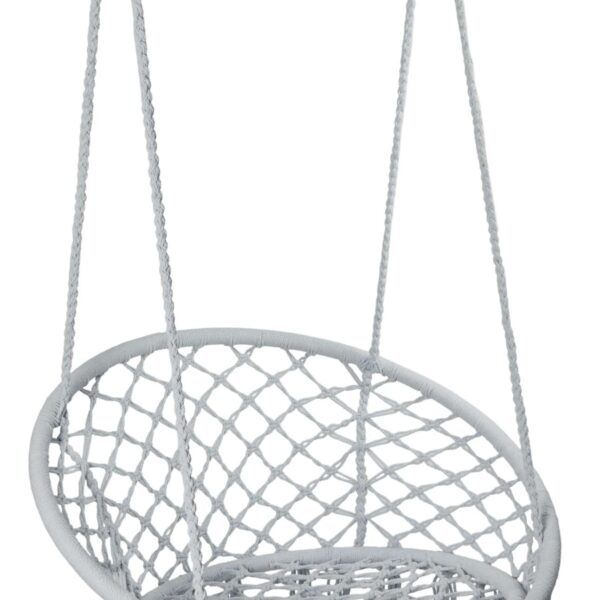 Fotel wiszący Bocianie gniazdo TOGO szary