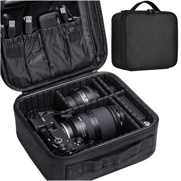 Organizer na aparat kamerę obiektywy POLVERE