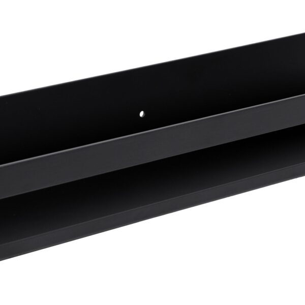 Półka łazienkowa loftowa Megara 50 cm czarna