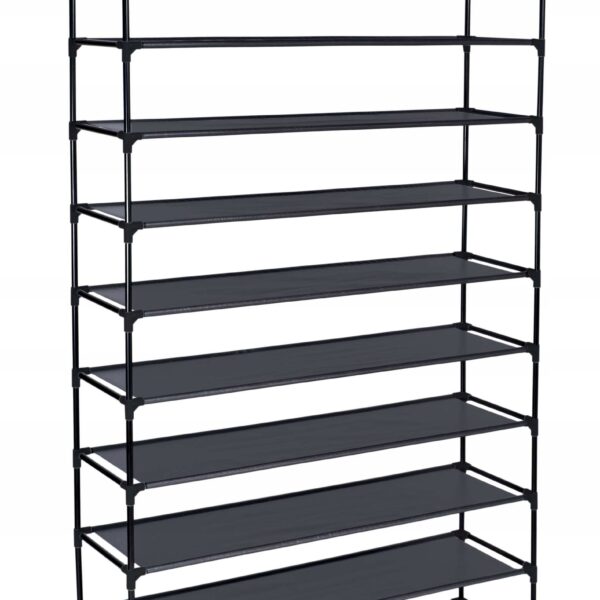 Półka na buty Mela - 50 par - czarna