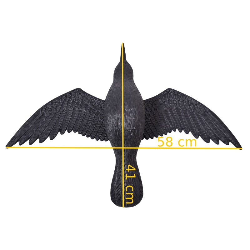 Kruk w locie - odstraszacz gołębi i innych ptaków - obrazek 7