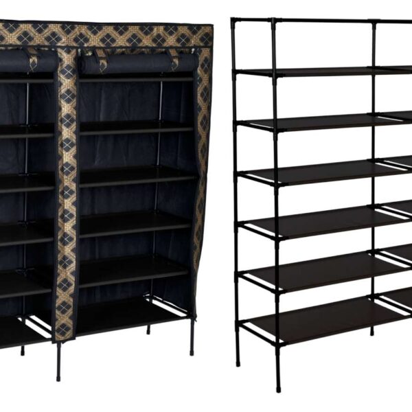 Szafa tekstylna na buty Gabi - krata