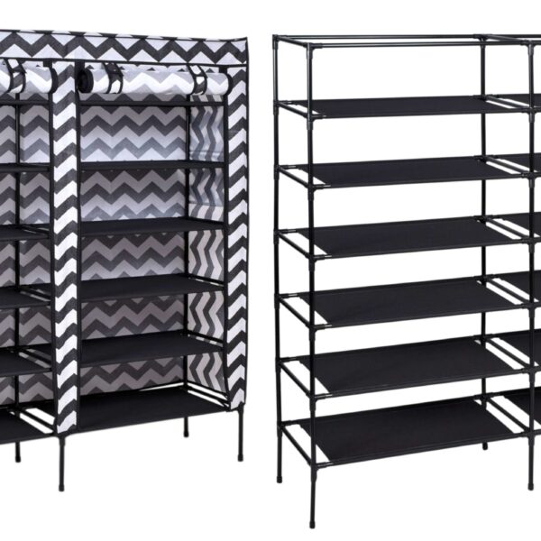 Szafa tekstylna na buty Gabi - zebra