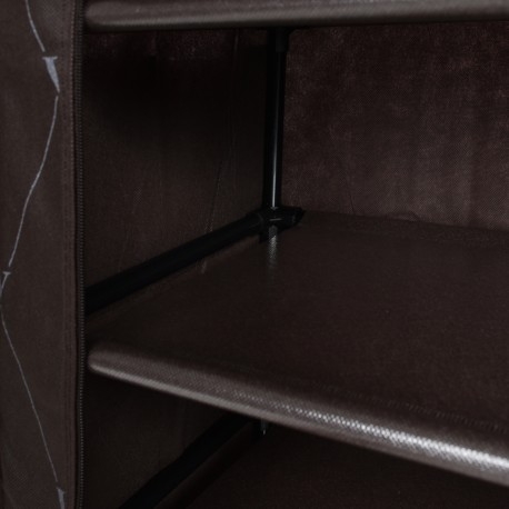 Szafka tekstylna na obuwie Vitto - brąz - obrazek 2