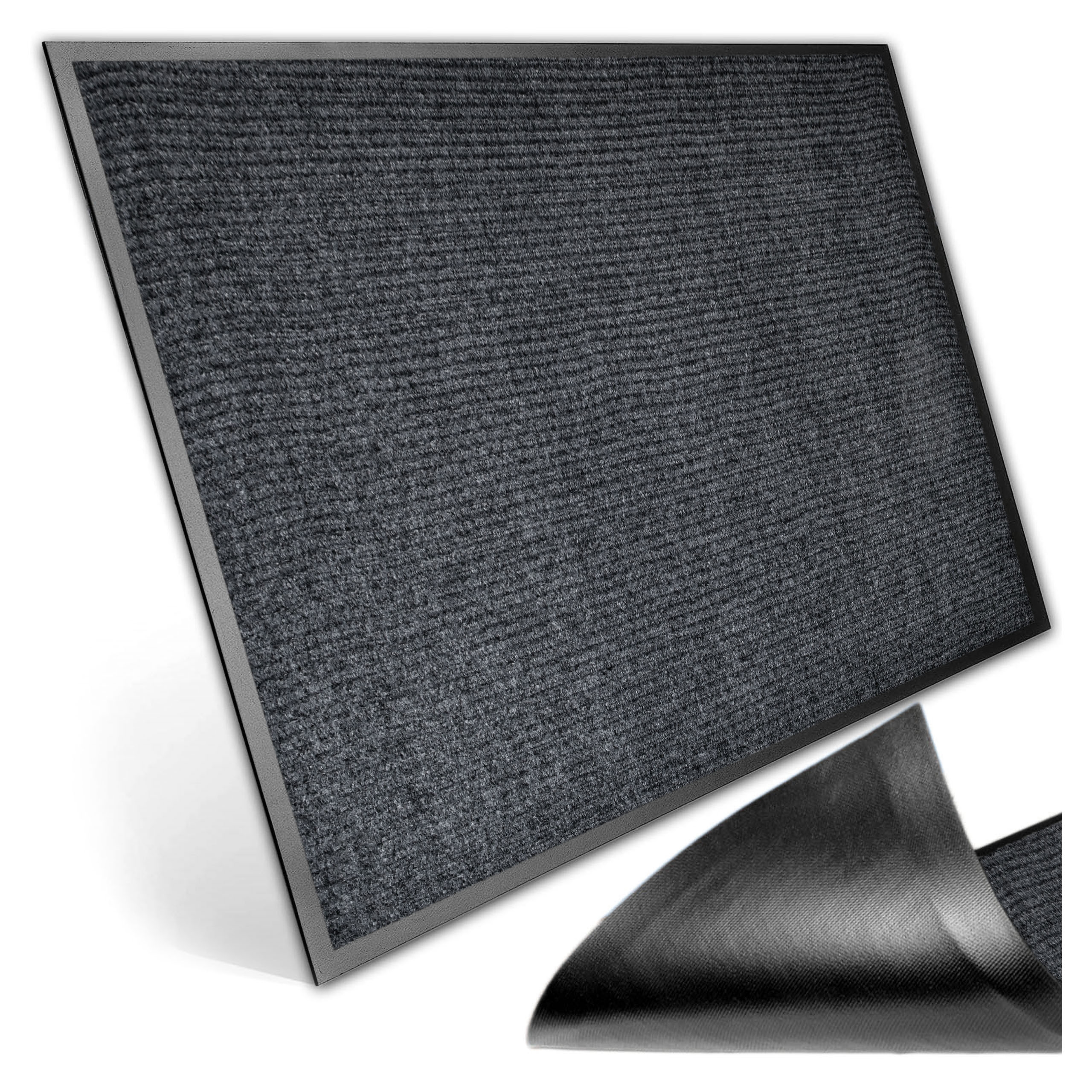 Wycieraczka do butów wejściowa pod drzwi 80x120 cm Yolanda szara