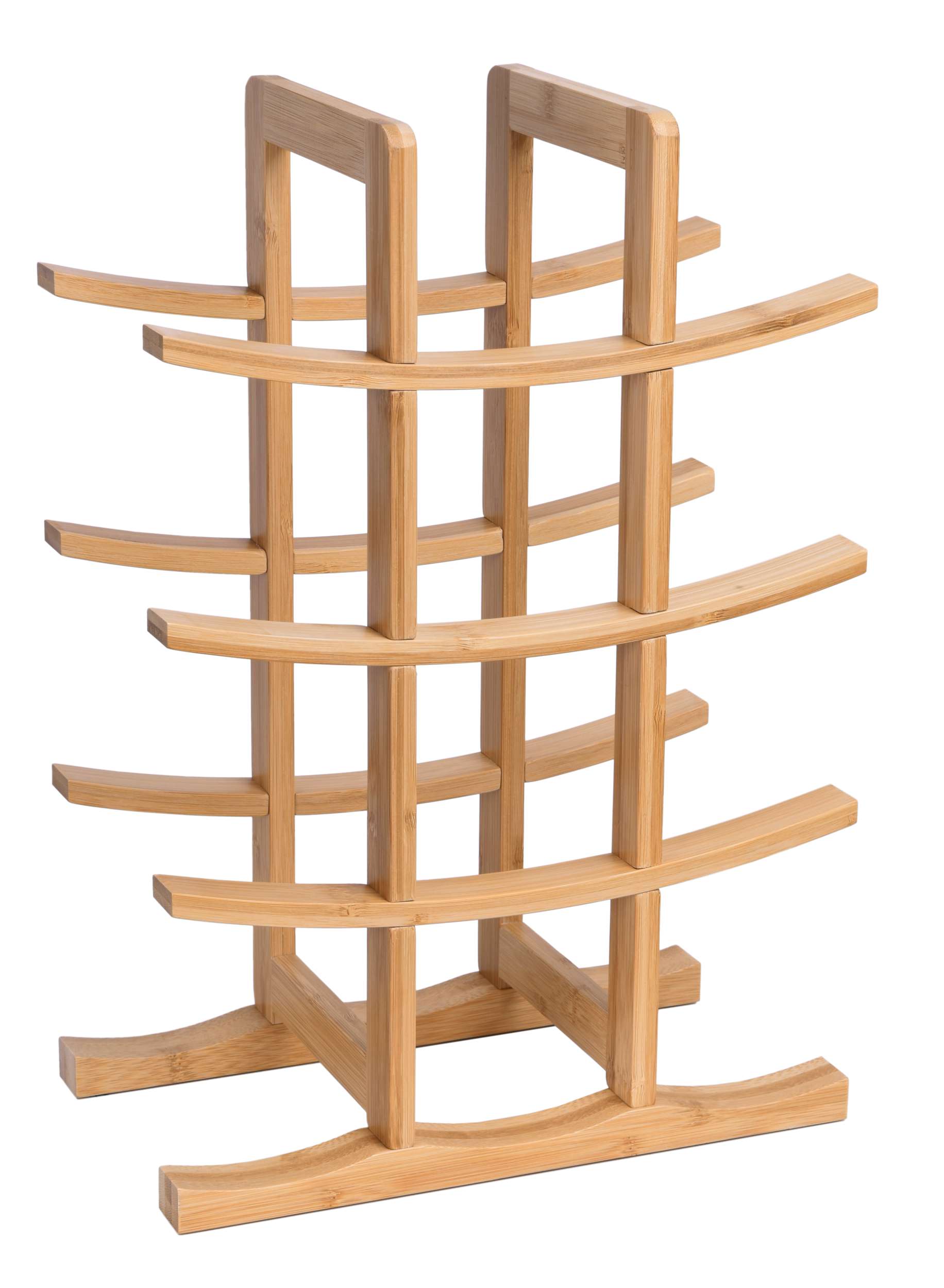 Stojak na wino bambusowy Todgar - obrazek 4