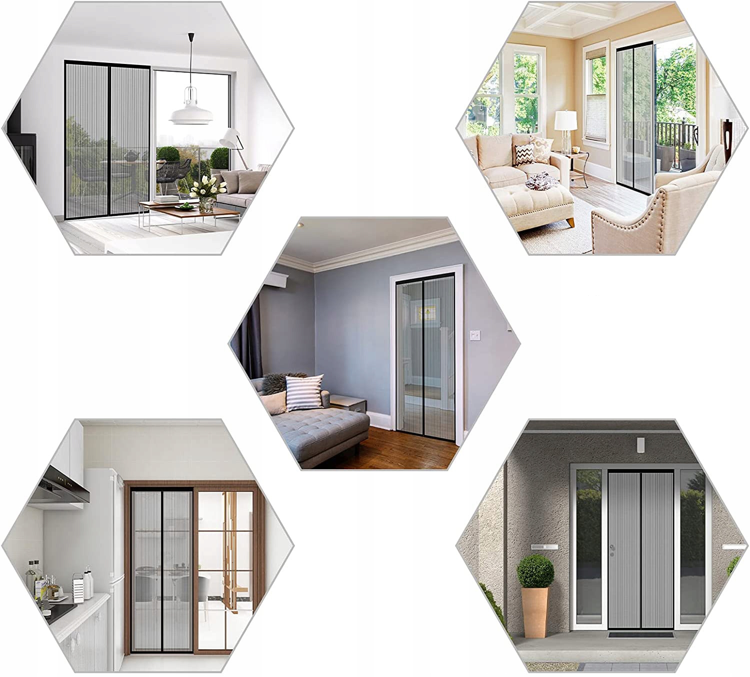 Moskitiera magnetyczna na drzwi do przycięcia Magic Mesh - obrazek 9