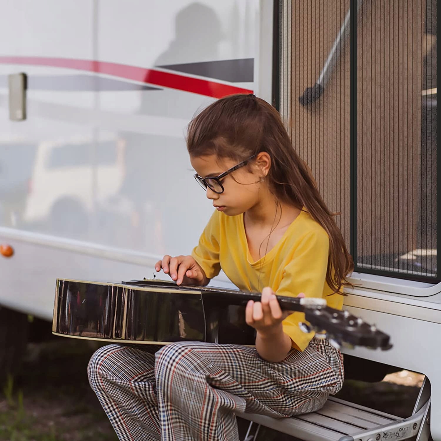 Moskitiera magnetyczna na drzwi do przycięcia Magic Mesh - obrazek 10