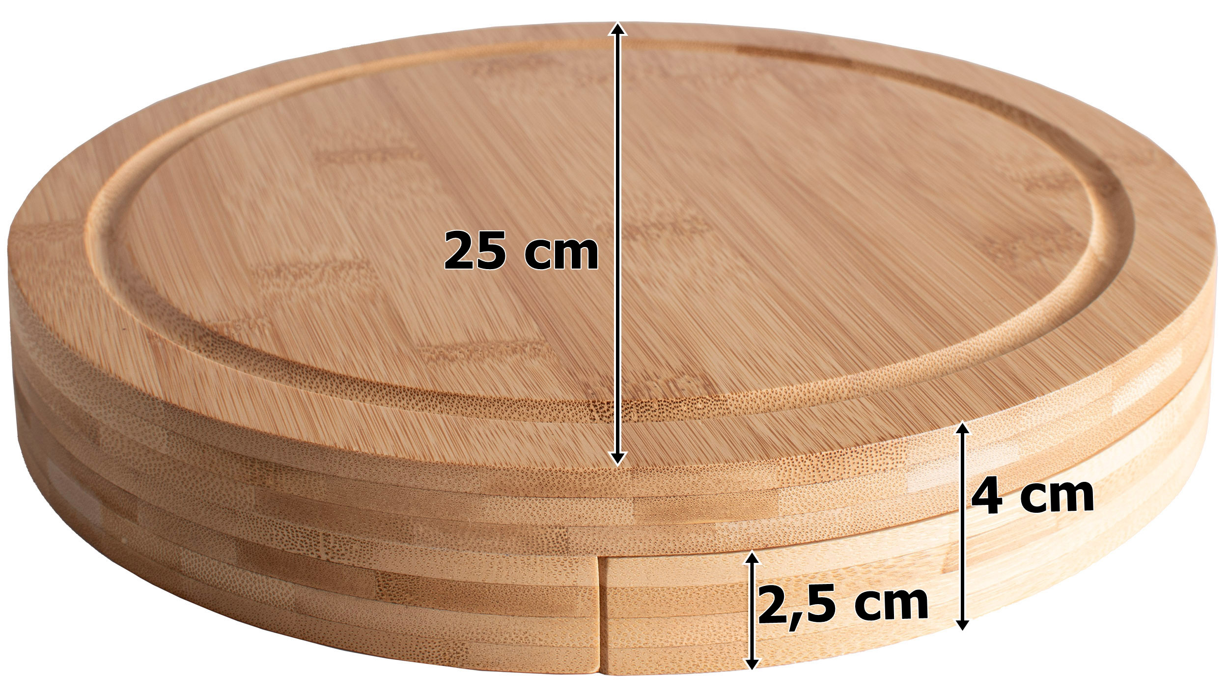 Bambusowa deska do przekąsek i serów Andra - obrazek 6