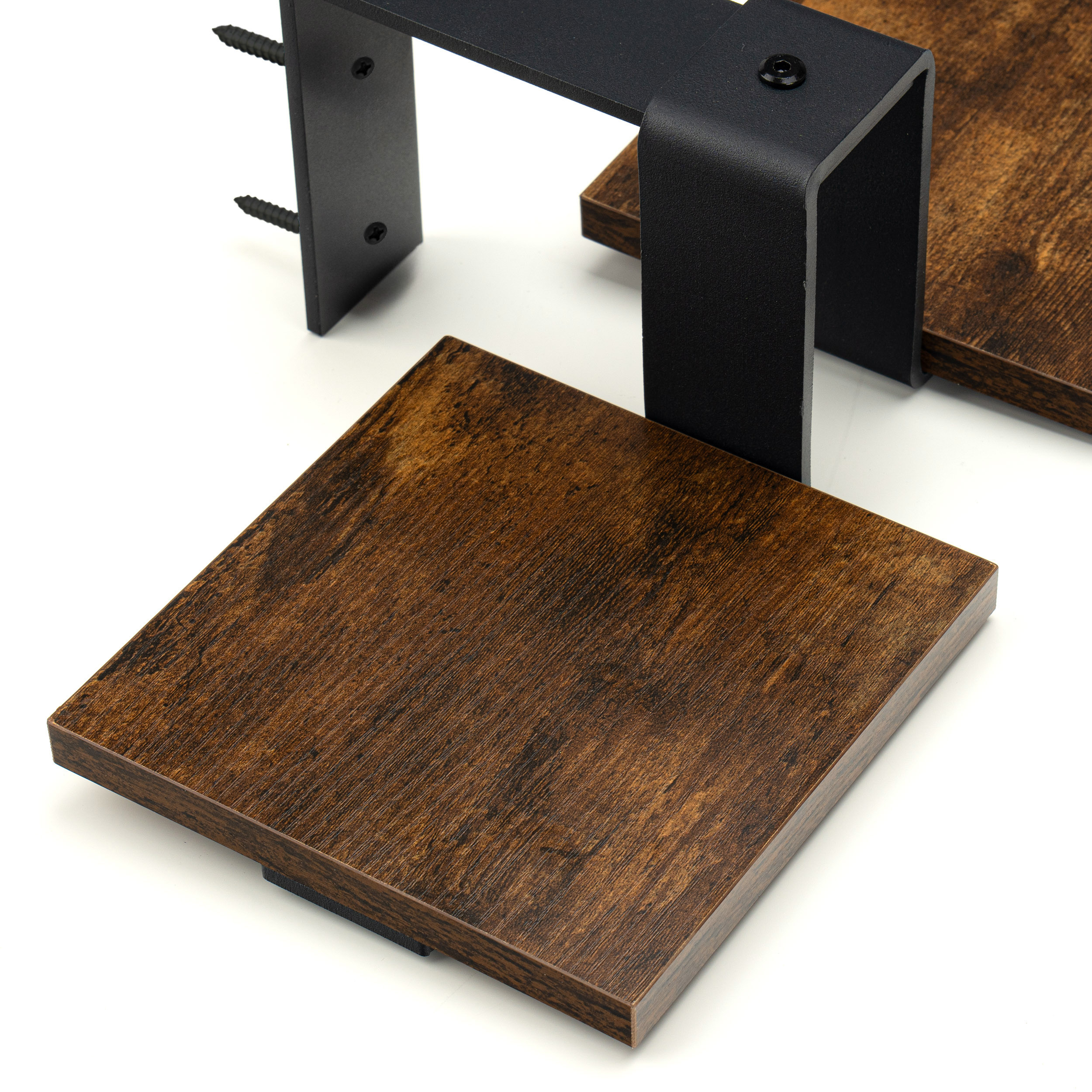 Kwietnik loftowy czarny FERNANDO RUSTIC postarzany dąb - obrazek 10