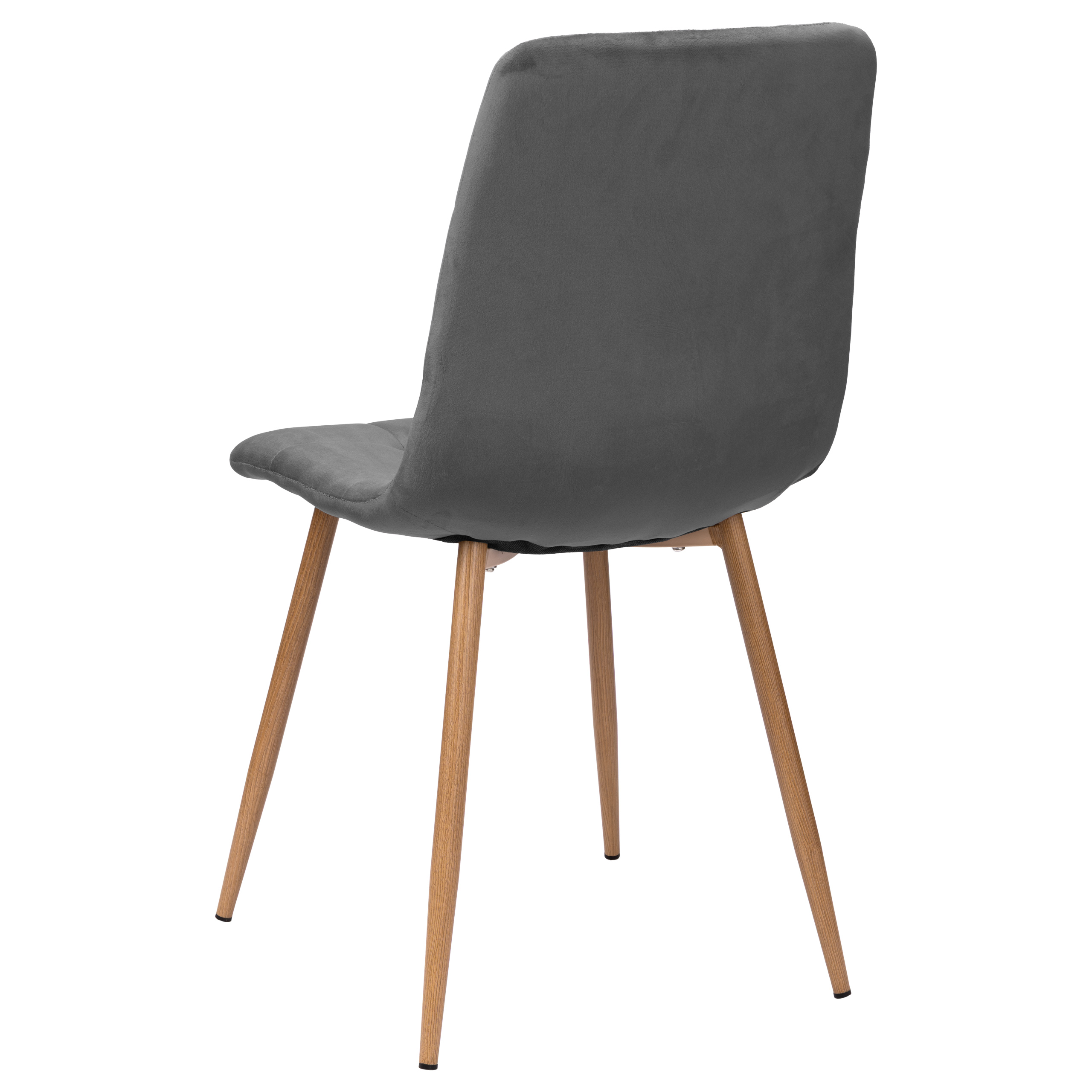 Krzesło welurowe MONTANA VELVET grafitowe - obrazek 6