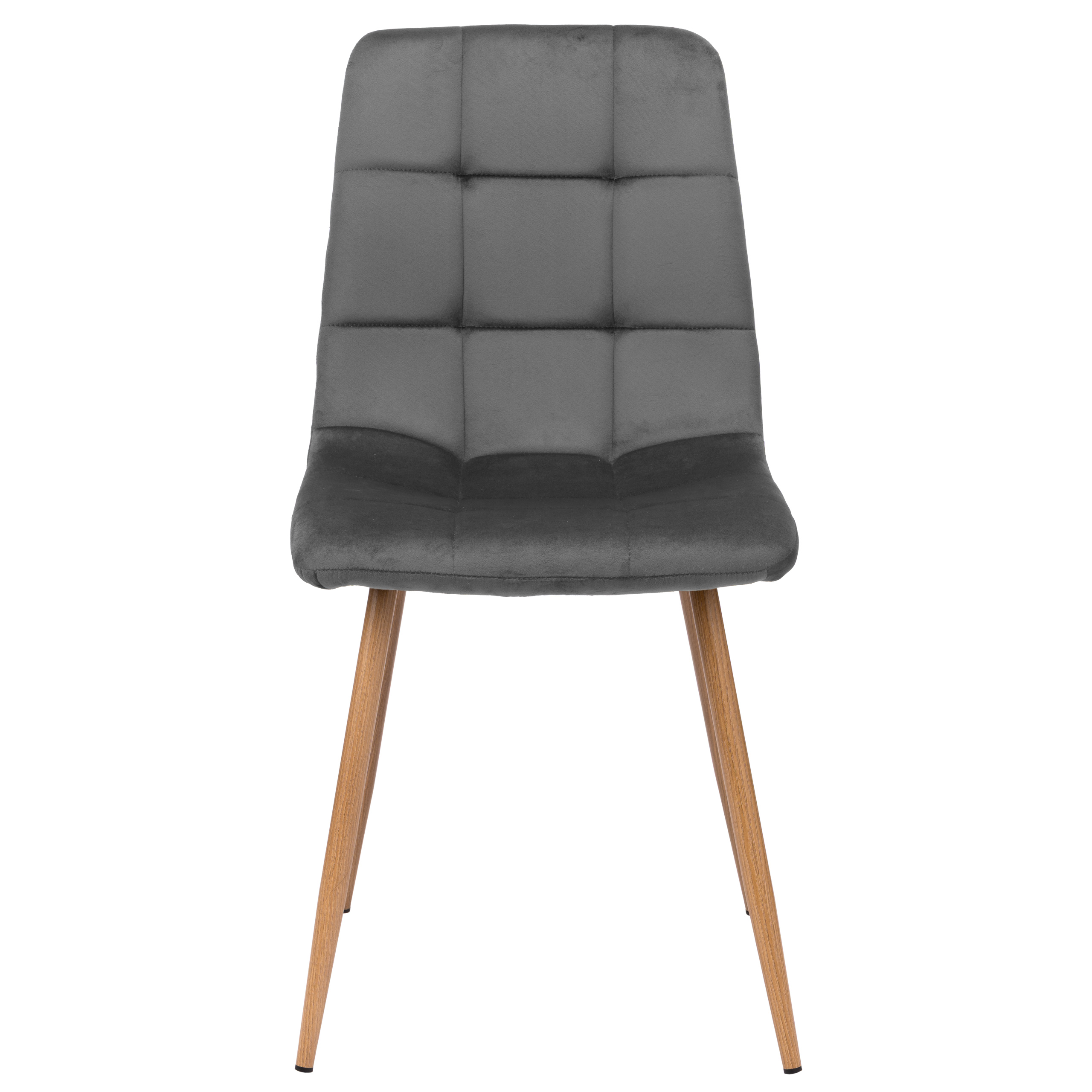 Krzesło welurowe MONTANA VELVET grafitowe - obrazek 9