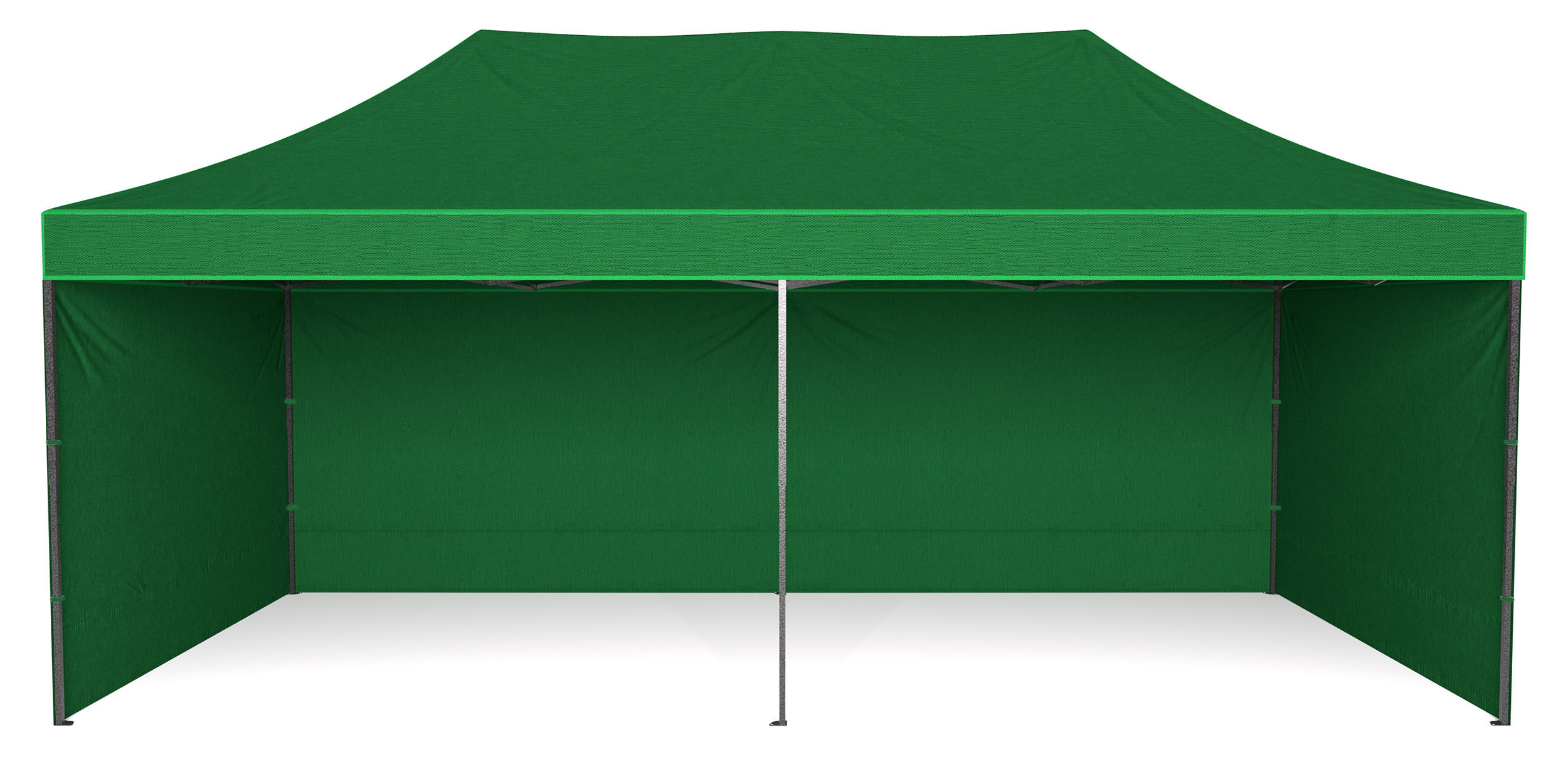 Pawilon handlowy ekspresowy - 3x6 m - zielony - obrazek 3