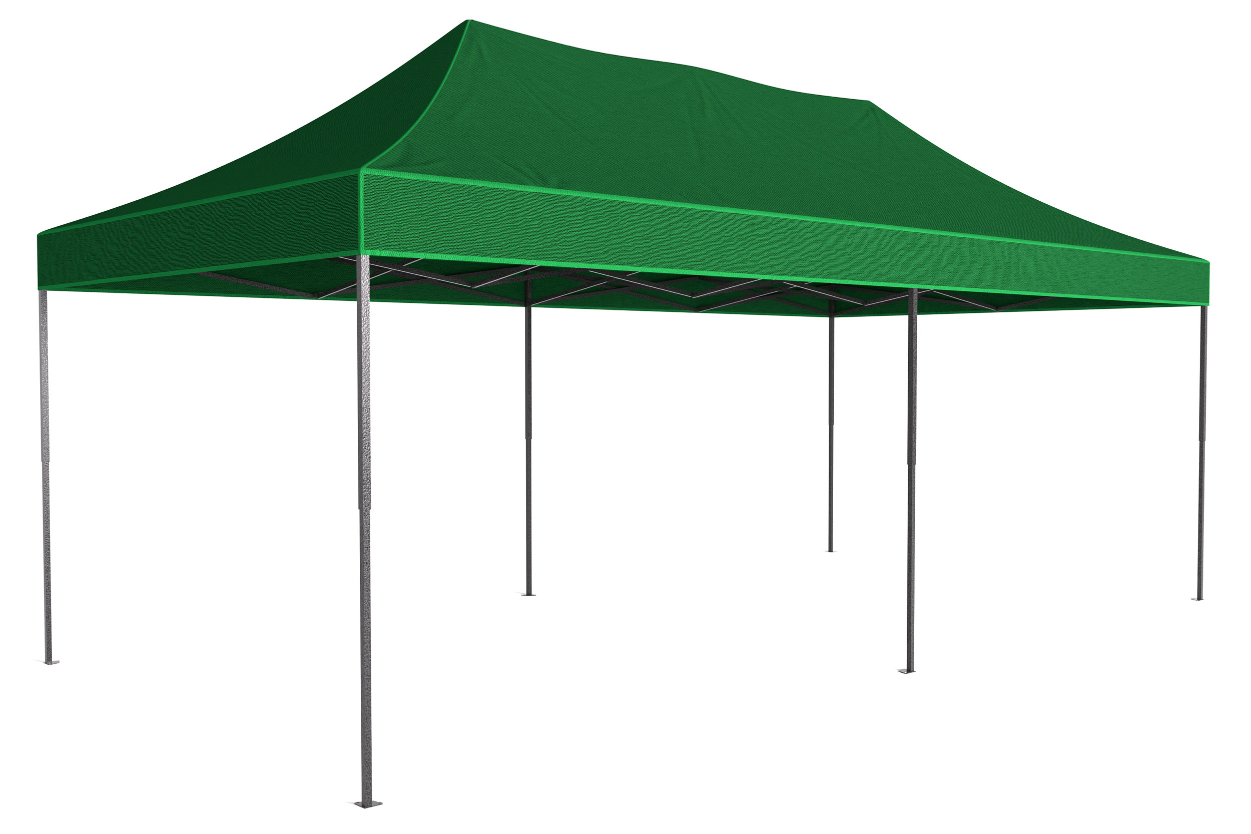 Pawilon handlowy ekspresowy - 3x6 m - zielony - obrazek 7