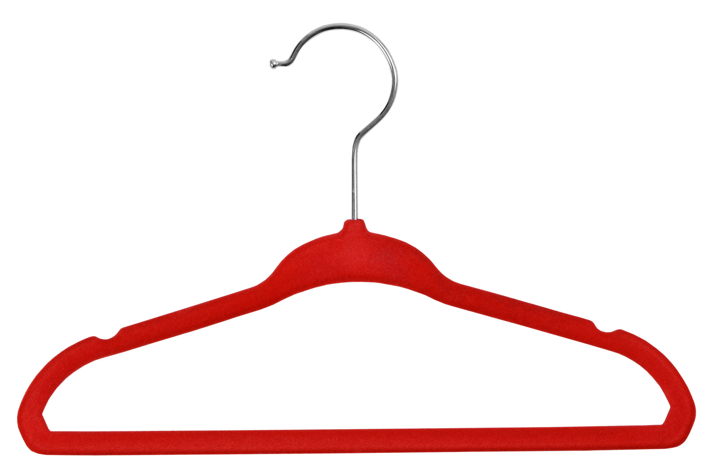 Wieszak welurowy Mini komplet 5 sztuk mix kolorów - obrazek 3