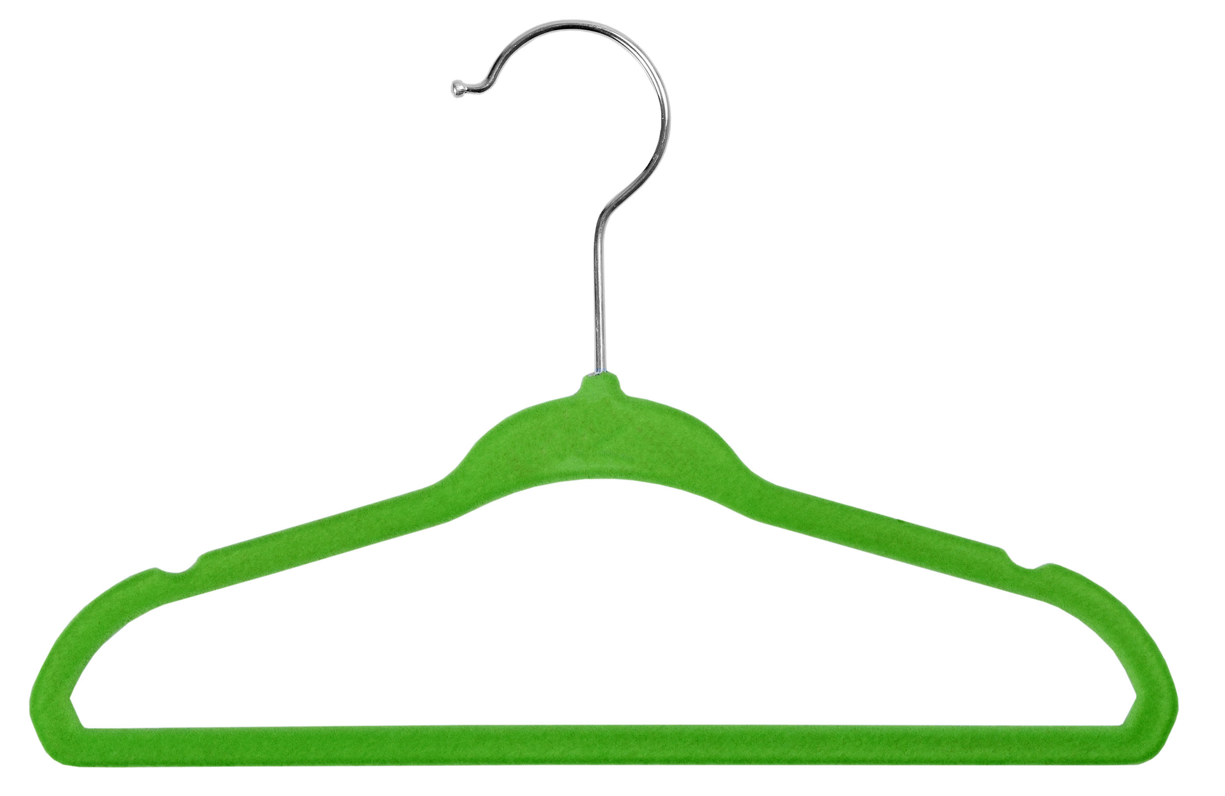 Wieszak welurowy Mini komplet 5 sztuk mix kolorów - obrazek 4