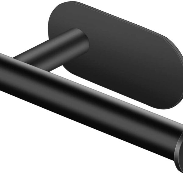 Uchwyt na papier toaletowy czarny DERES