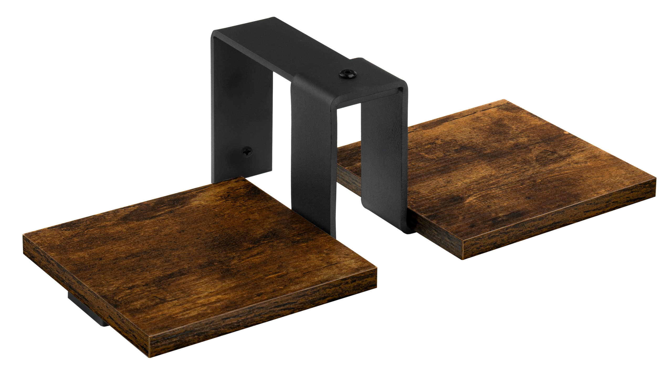 Kwietnik loftowy czarny FERNANDO RUSTIC postarzany dąb - obrazek 7