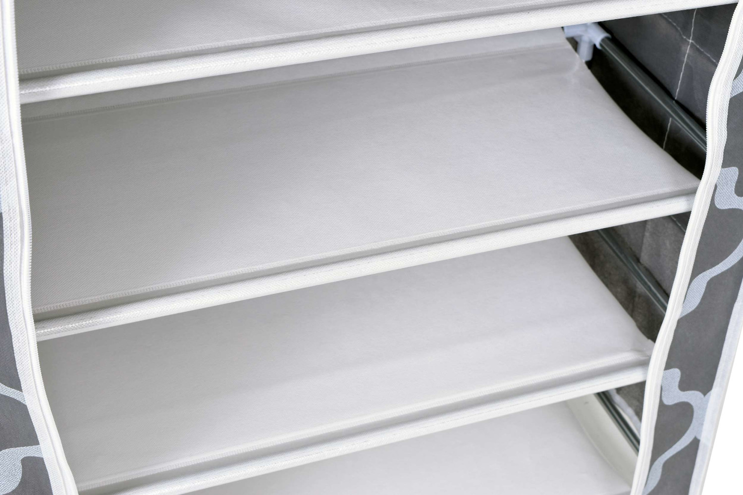 Szafka tekstylna na buty Mona Maroko szaro-biała - obrazek 7