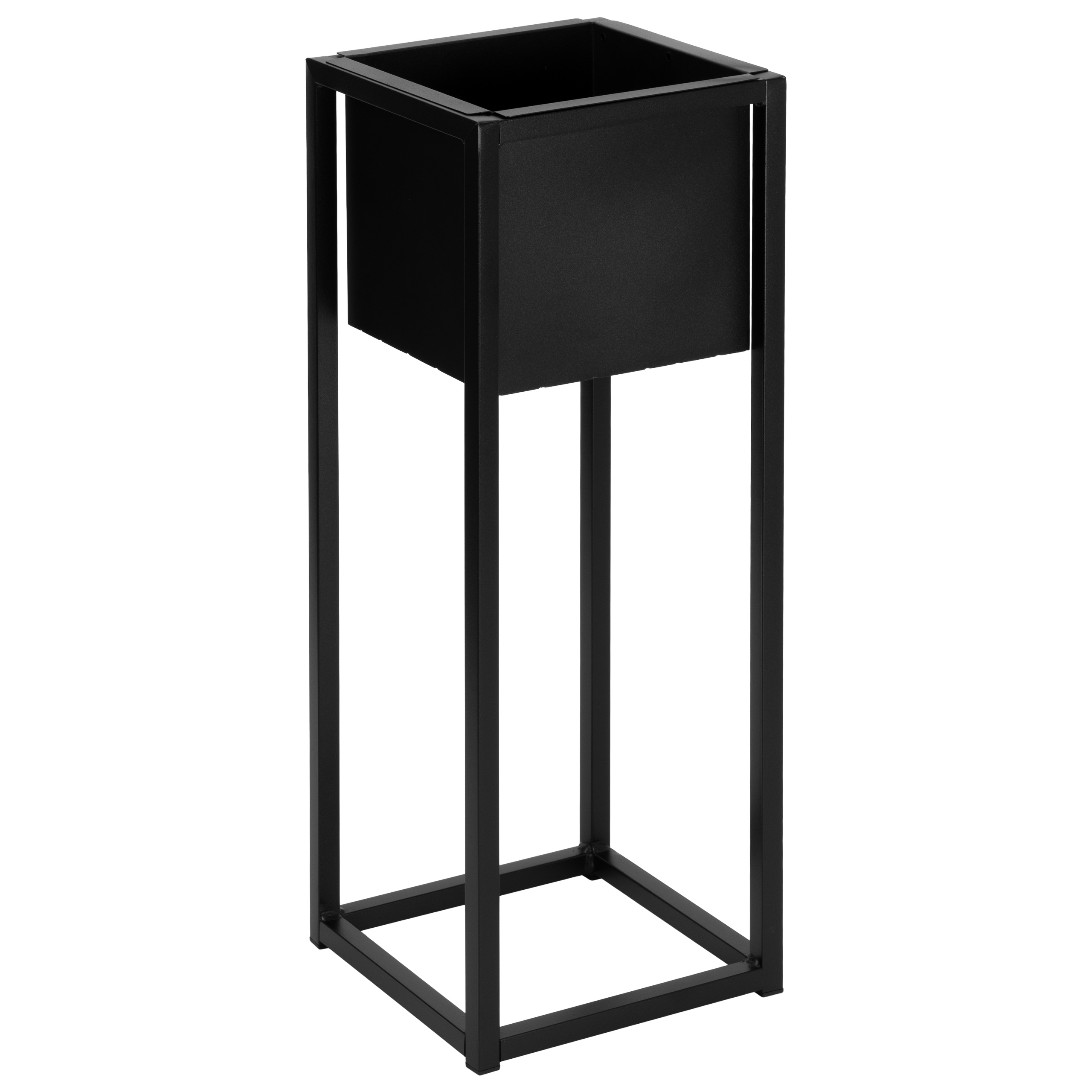 Kwietnik loftowy Concove 60 cm czarny - obrazek 5