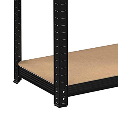 Regał magazynowy 5 poziomów czarny 875 kg 180 x 90 x 40 cm - obrazek 9
